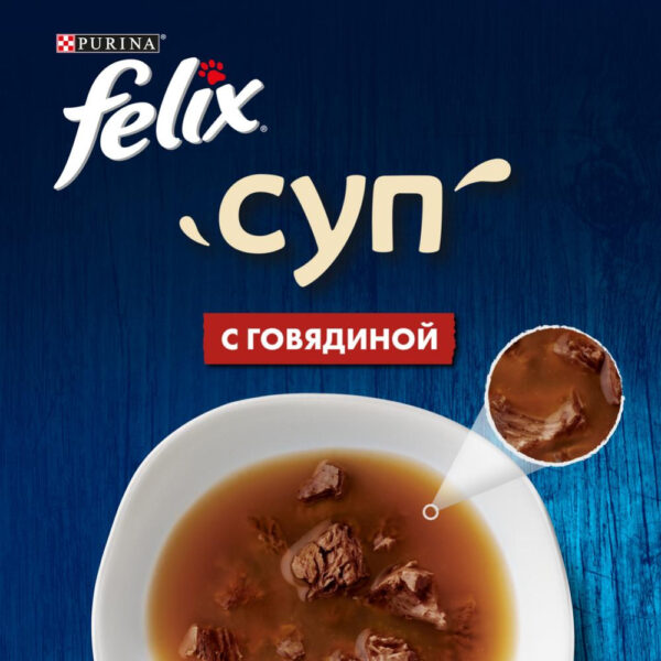 Felix Soup, Clear Soup for Cats with Delicate Pieces
